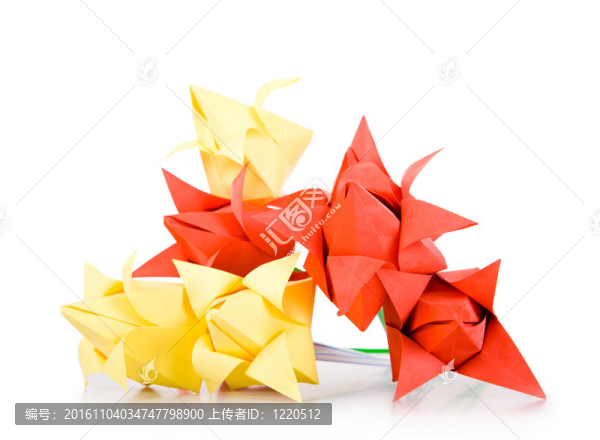 origamis。郁金香.