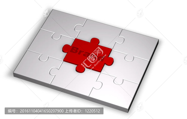 帶有品牌詞的顏色拼圖