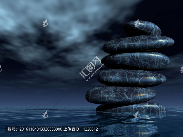 水中石子樁