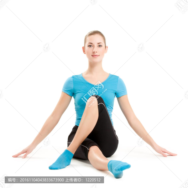 年輕女子健身