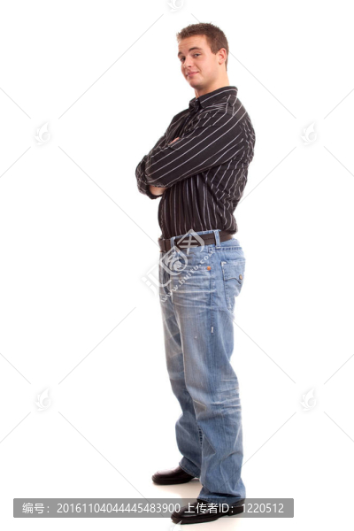 休閑的年輕人