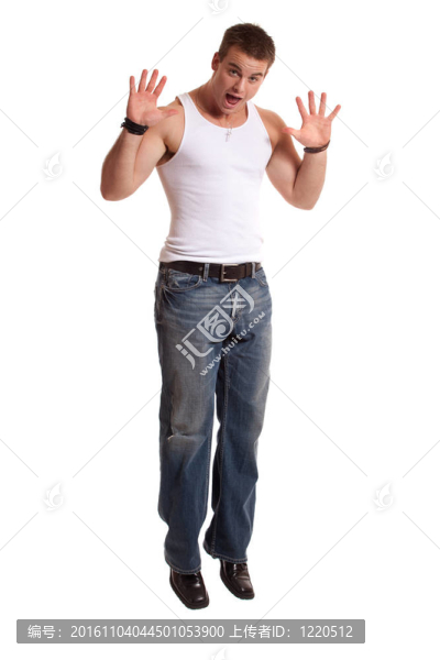 休閑的年輕人