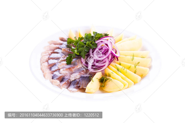 鯡魚。分裂的鯡魚