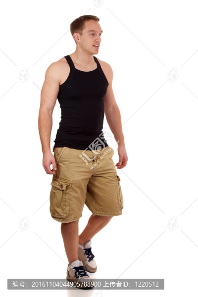 休閑的年輕人