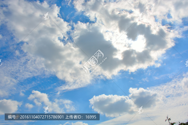 藍天白云