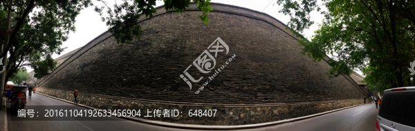 城墻,西安古城墻,全景,高清