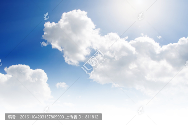 藍天白云