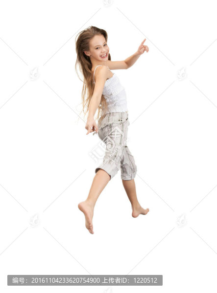 跳躍的少女