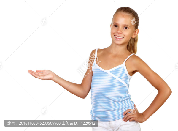 漂亮少女的肖像