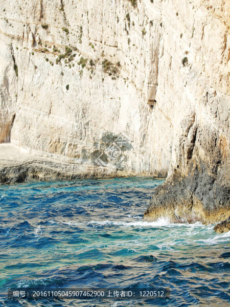 神奇的藍(lán)洞在Zakinthos