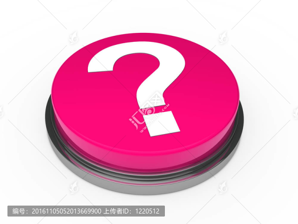 3D按鈕粉紅問號(hào)-匯圖網(wǎng) www.fosd68.com 3D按鈕粉紅問號(hào)