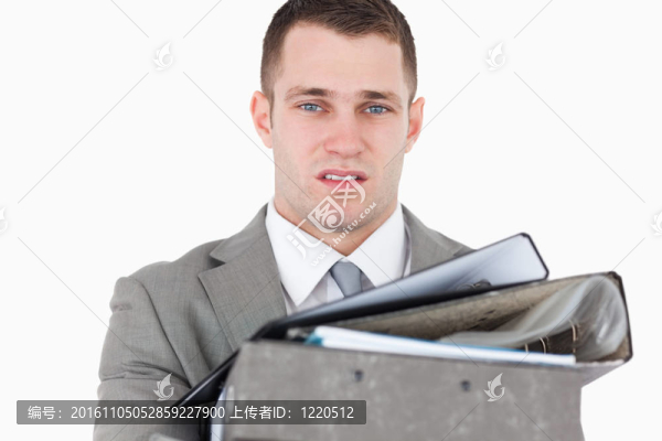 不堪重負(fù)的年輕商人