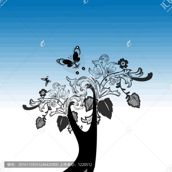 復(fù)古的花