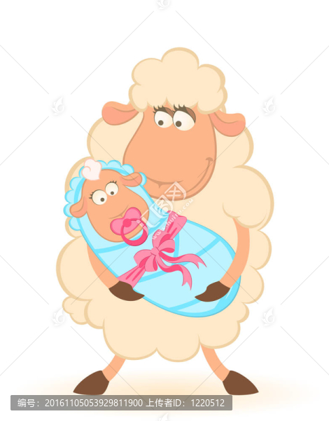 羊媽媽與嬰兒嬰兒