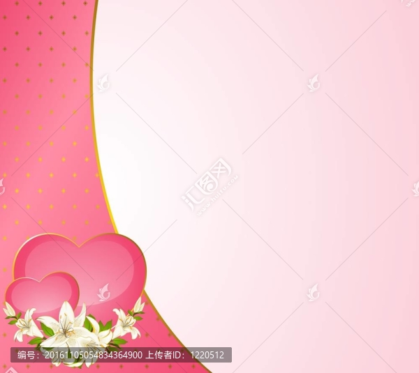心和美麗的蘭花