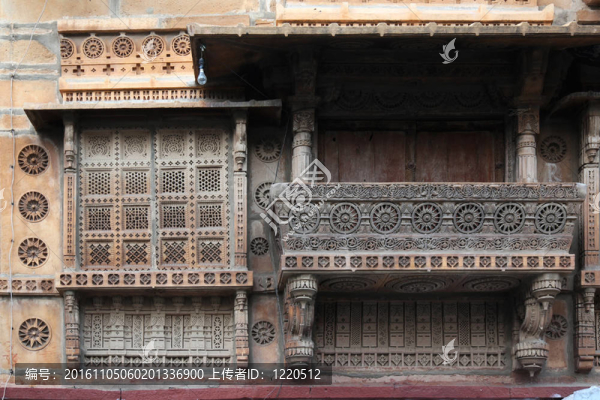裝飾Haveli,Jaisalmer
