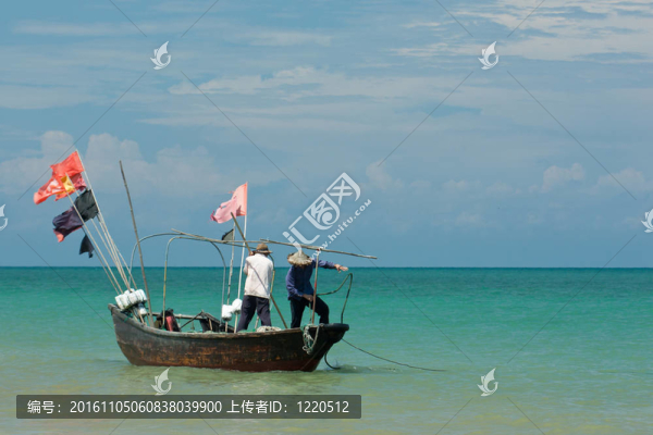 海上漁船