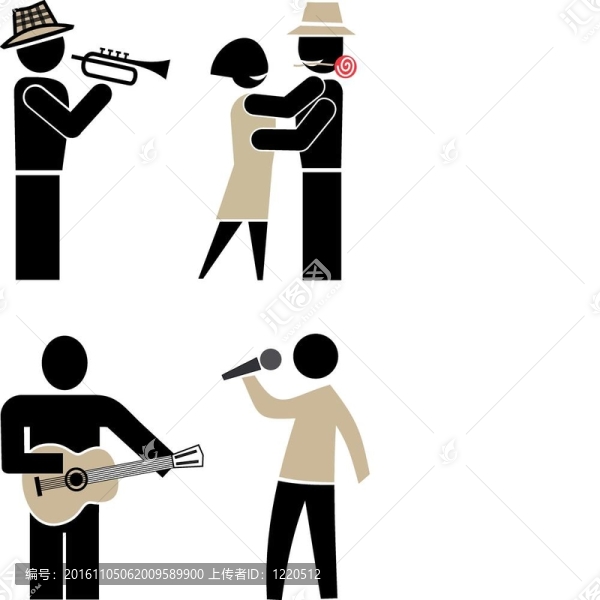 人們跳舞；唱歌和玩耍