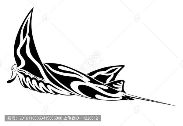 Manta,Ray；部落紋身