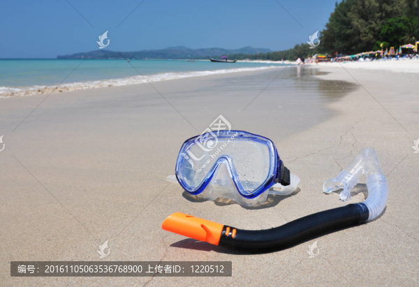 浮潛在Bangtao海灘普吉島