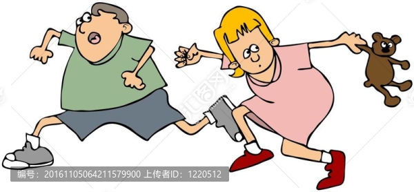 嚇壞了的孩子