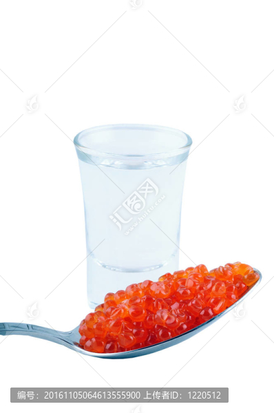 俄羅斯伏特加和紅魚(yú)子醬