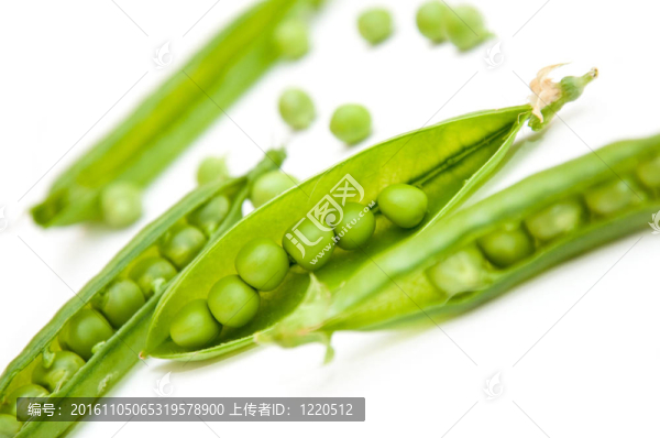 綠色的豌豆