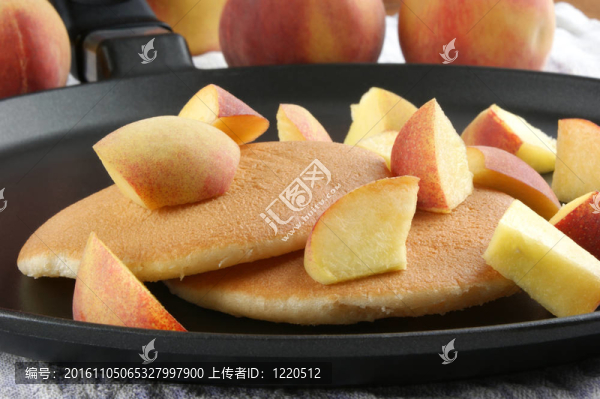 自制煎餅有機(jī)蘋果片