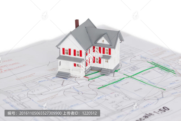 一個計劃的玩具屋模型