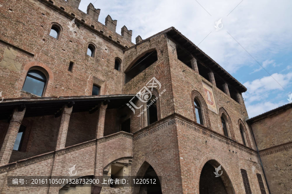 Podest？的宮殿。公司arquato。Emilia,Romagna。意大利.