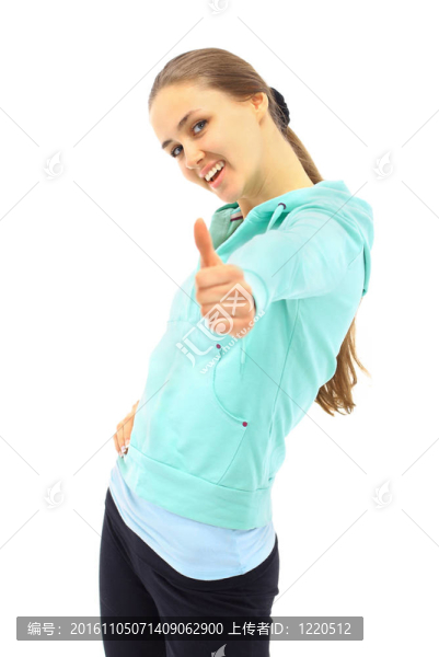 美麗的體育女孩