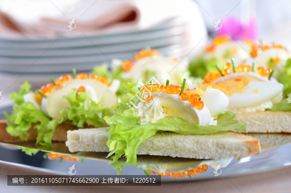奶酪魚子醬吐司