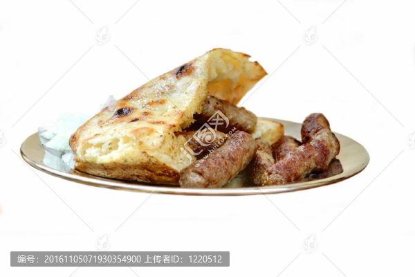 傳統(tǒng)cevapcici波斯尼亞的食品；
