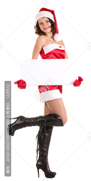 倚在白板上的女人