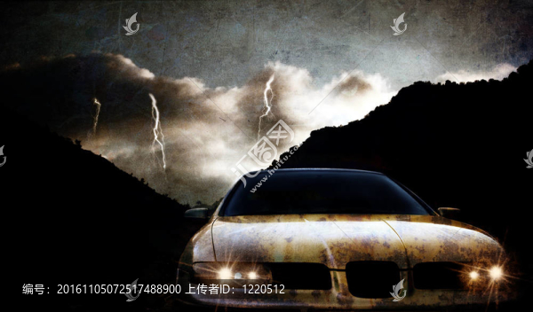 破舊的汽車