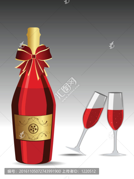 新年慶祝香檳酒杯。