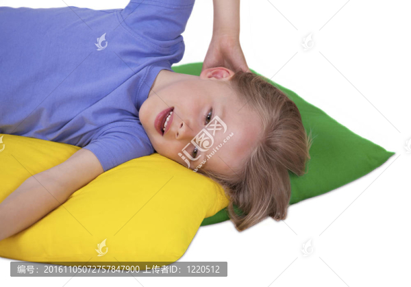 可愛的孩子在幼兒園