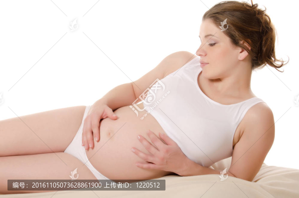 懷孕的女人