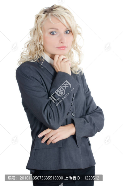 年輕漂亮女孩的畫像
