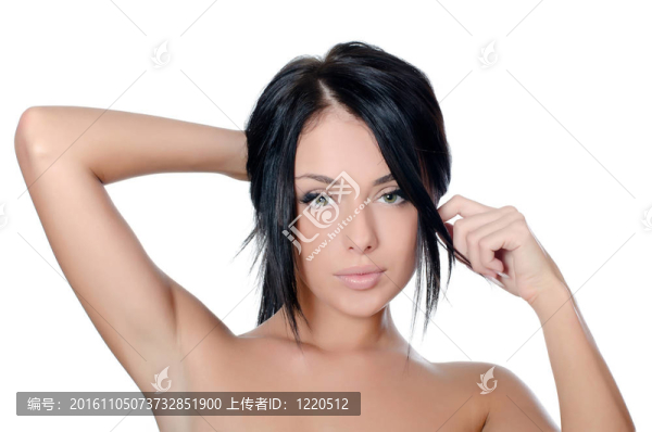 漂亮女孩的畫像