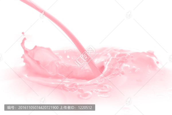草莓牛奶飛濺