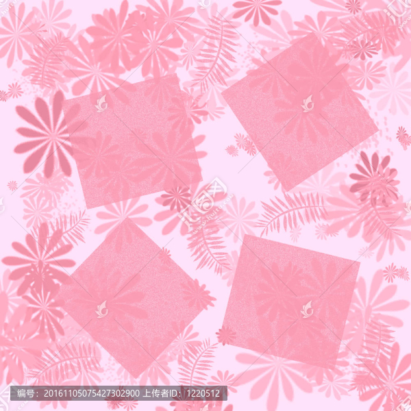 藍(lán)色花的剪貼簿