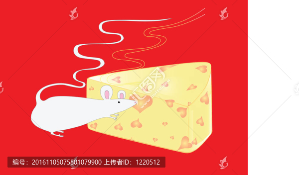 紅BG奶酪和老鼠