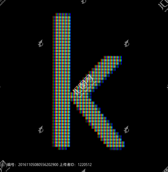 一封小寫字母K