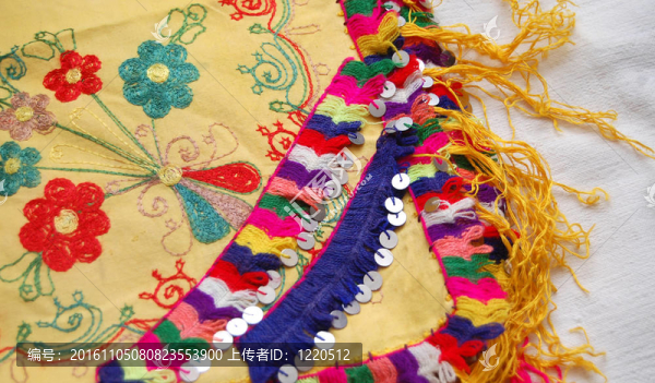 土耳其民族服裝的細節(jié)