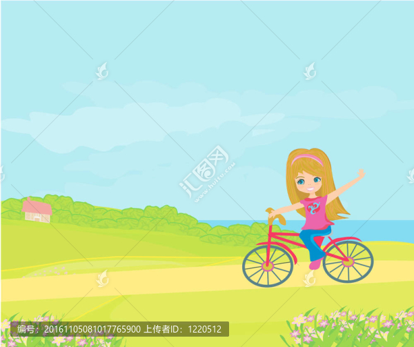 快樂(lè)駕駛自行車