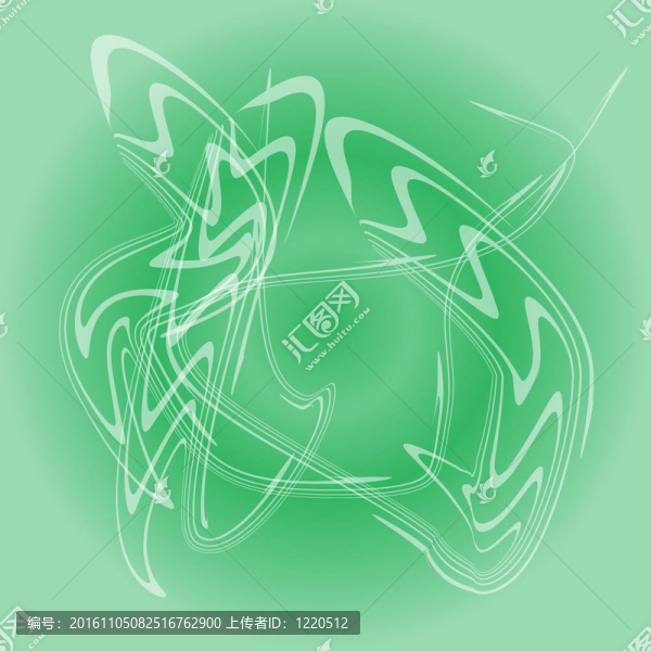 抽象煙霧在綠色上