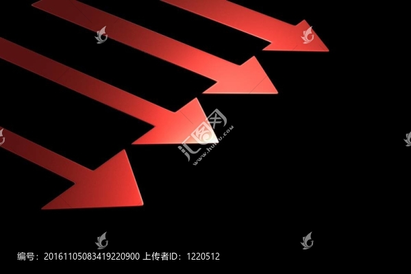 黑色箭頭。指出