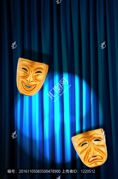 帶面具的戲劇表演概念