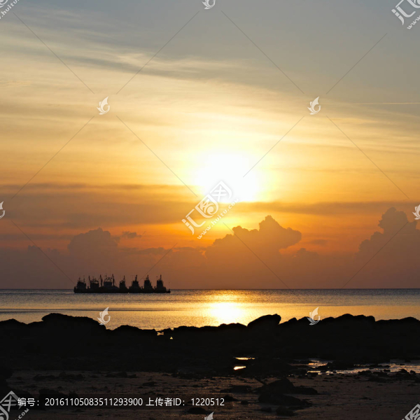 安達(dá)曼海落日